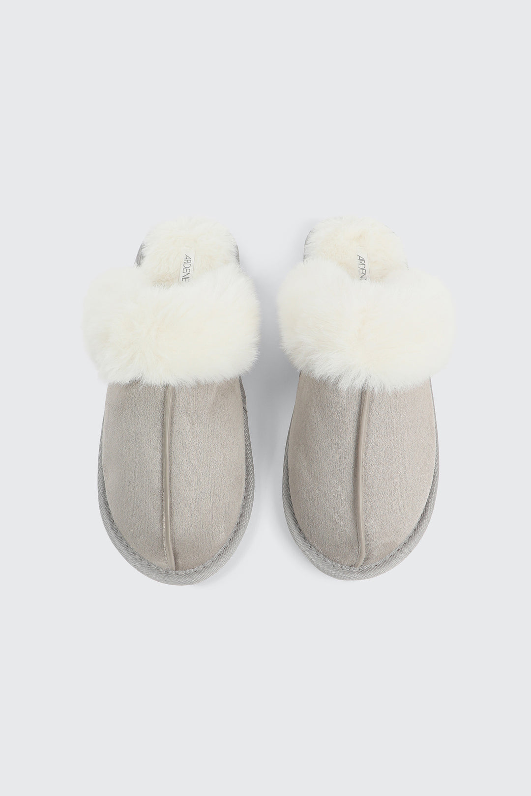 Mule Slippers with Fur Lining