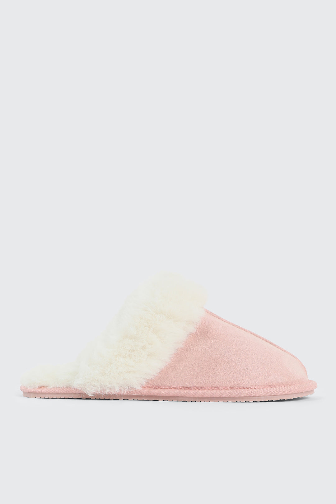 Mule Slippers with Fur Lining