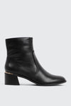 Ankle Boots with Metal Heel Insert