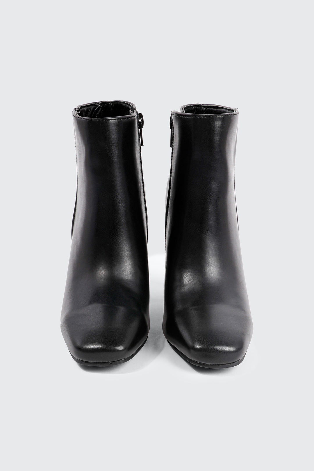 Square Toe Block Heel Booties