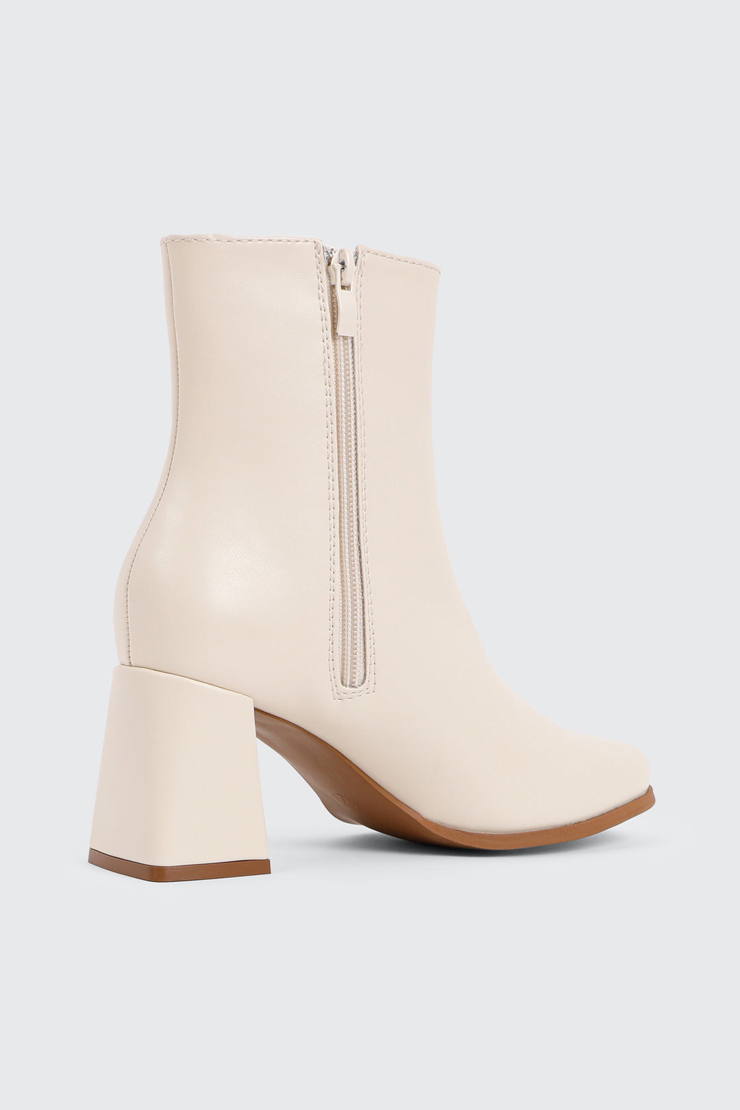 Flare Heel Ankle Boots