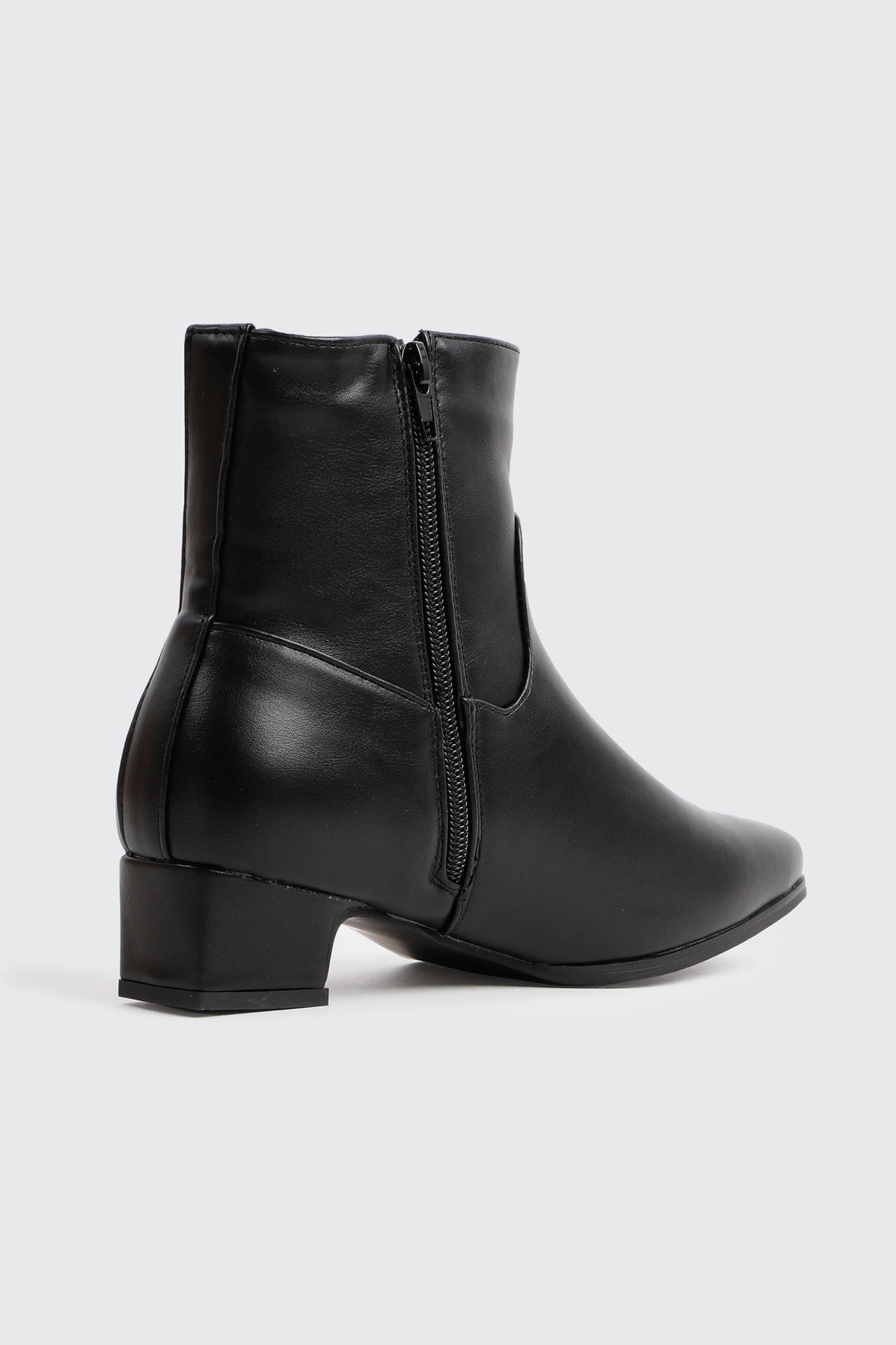 Elongated Square Toe Booties