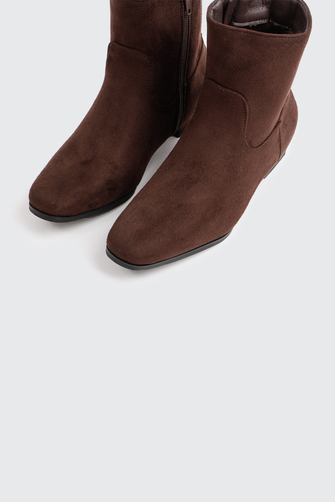 Elongated Square Toe Booties