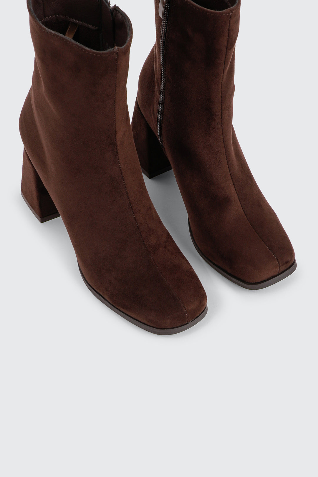 Flare Heel Ankle Boots