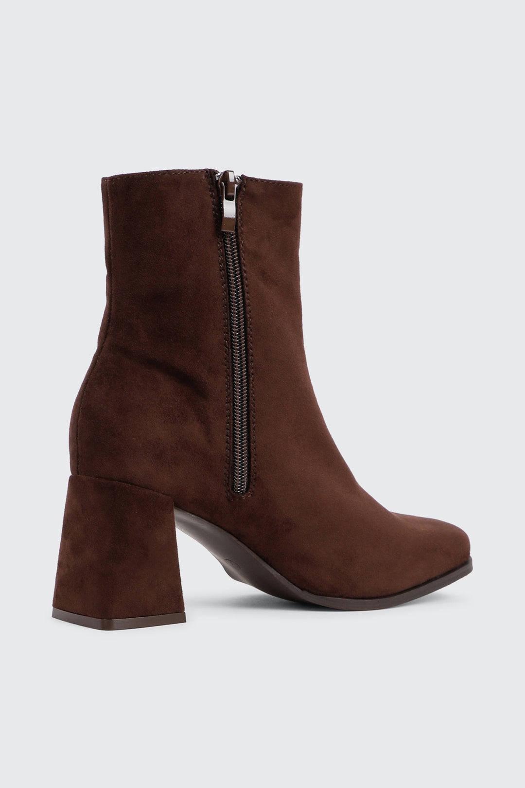 Flare Heel Ankle Boots