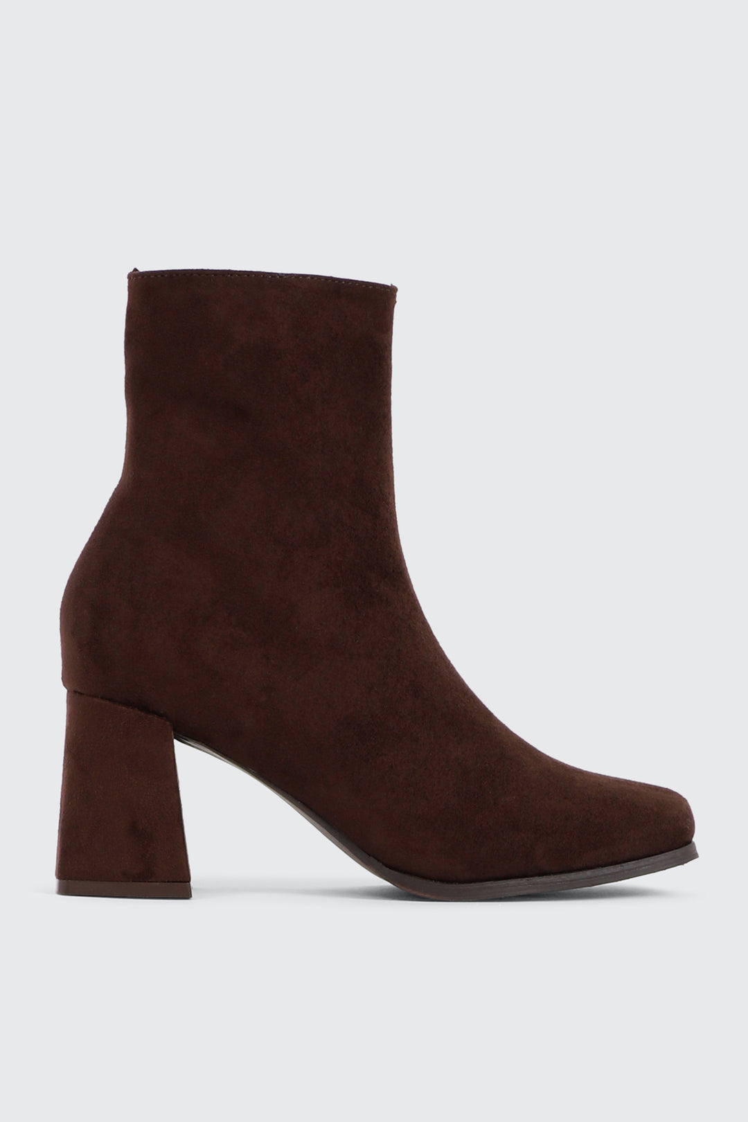 Flare Heel Ankle Boots