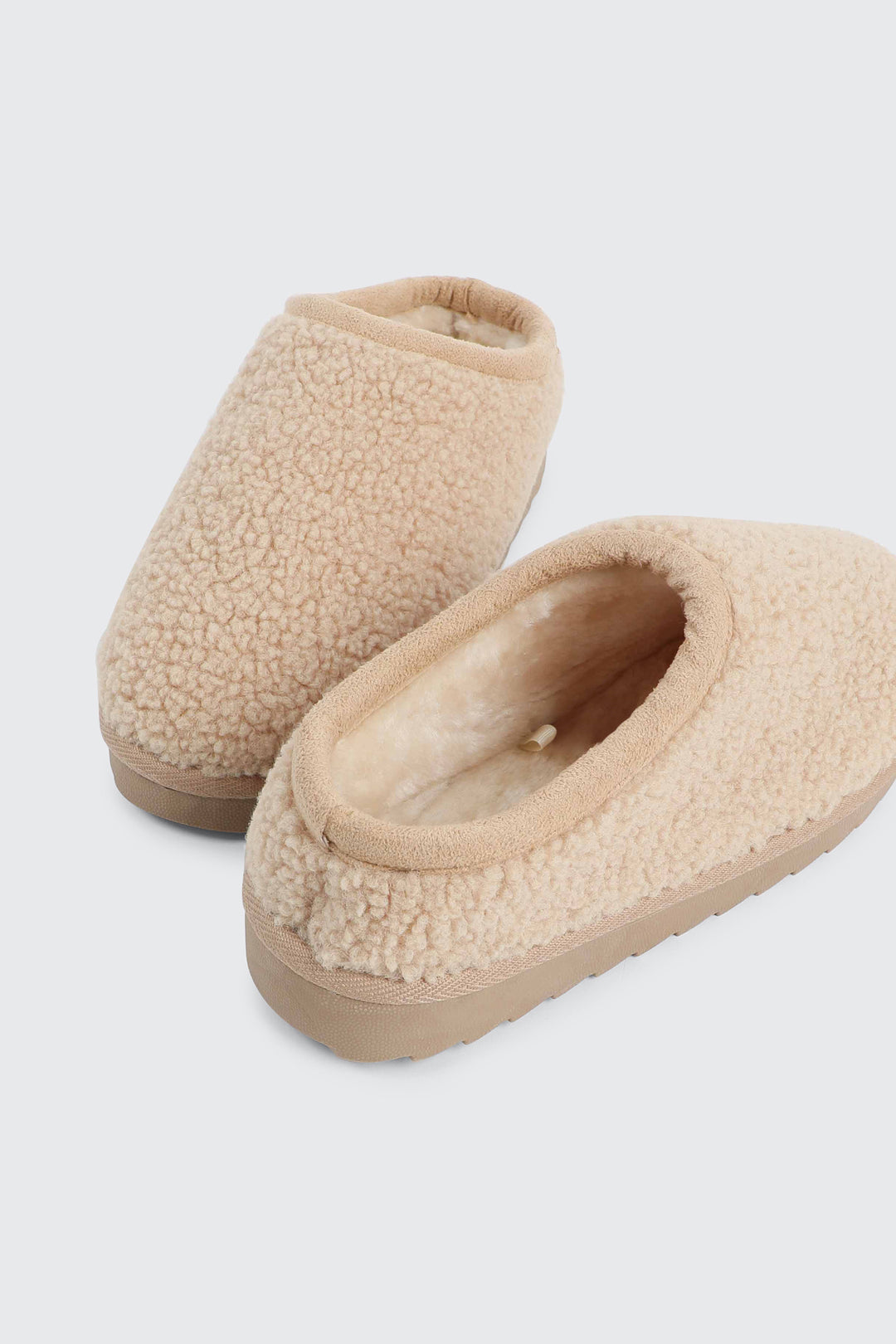 Faux Sheepskin Clogs
