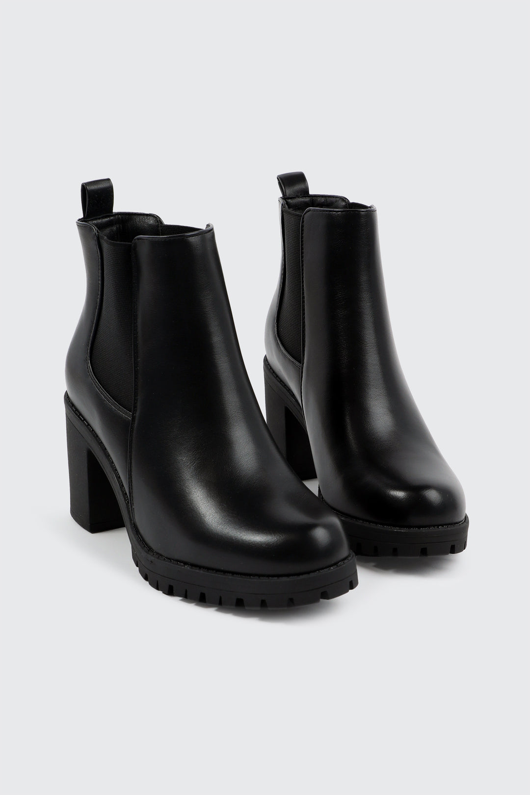 Chunky Lug Sole Chelsea Boots