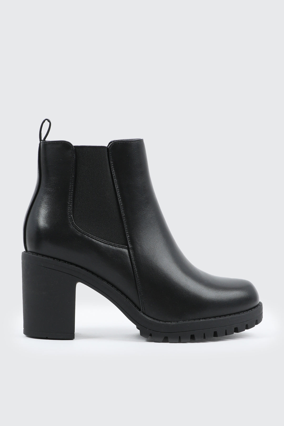Chunky Lug Sole Chelsea Boots