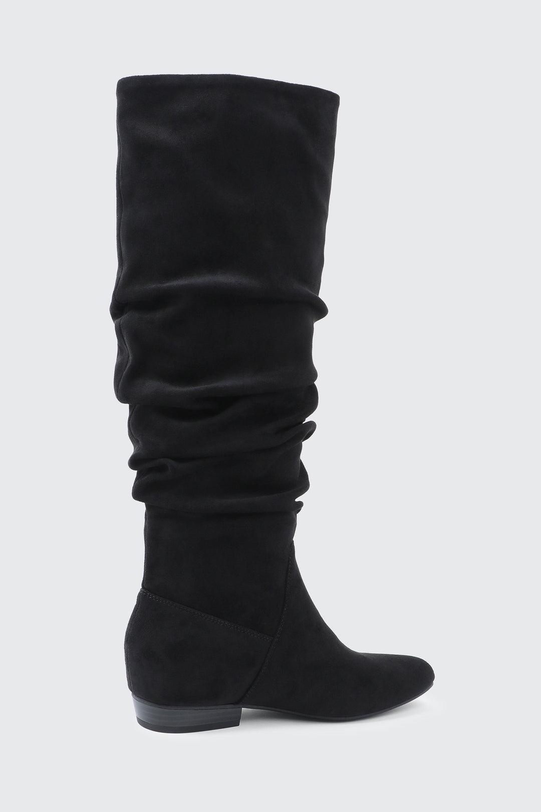 Ruched Knee High Boots