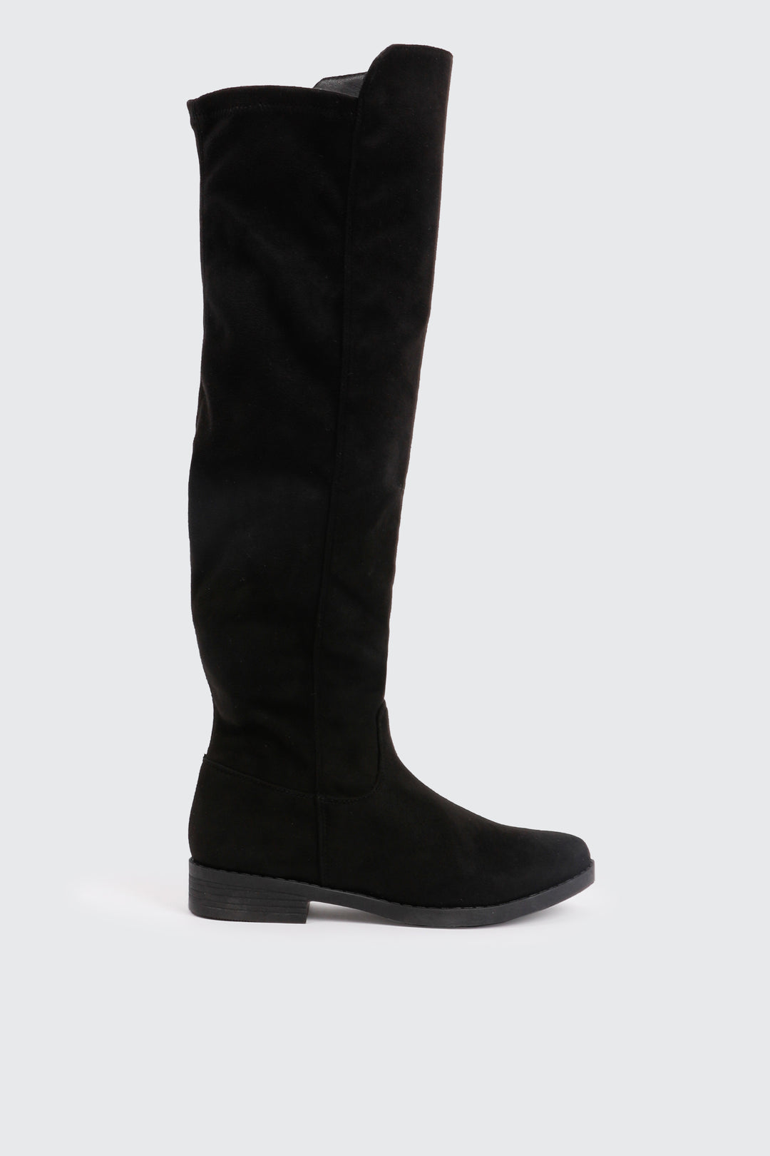 Faux Suede Over-the-Knee Boots