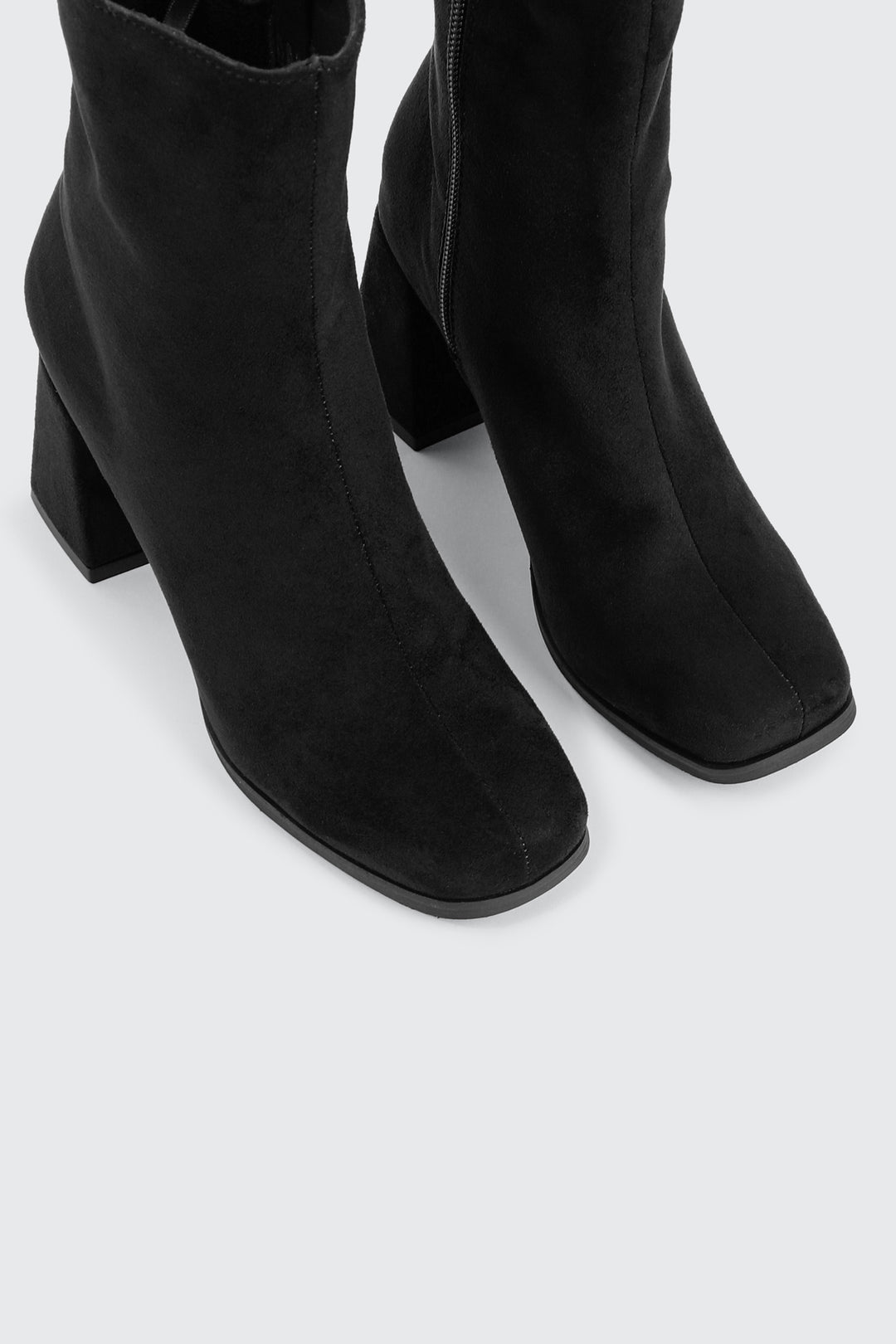 Flare Heel Ankle Boots