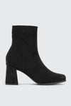 Flare Heel Ankle Boots
