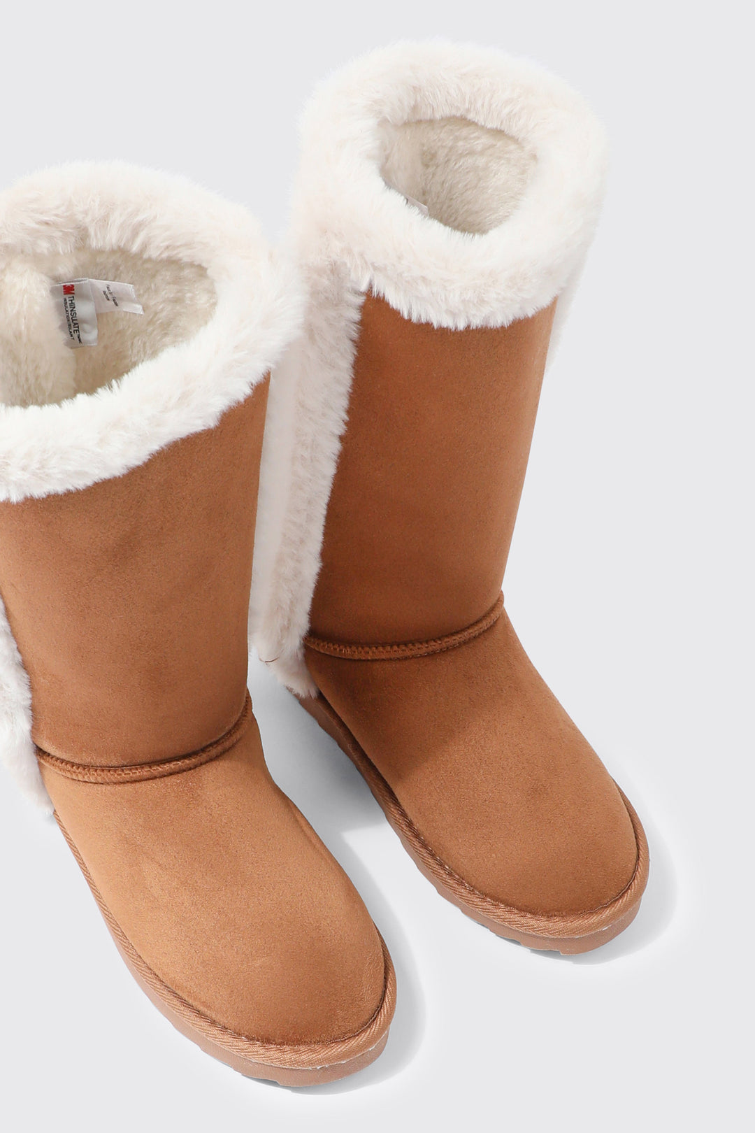 Tall Faux Sheepskin Boots