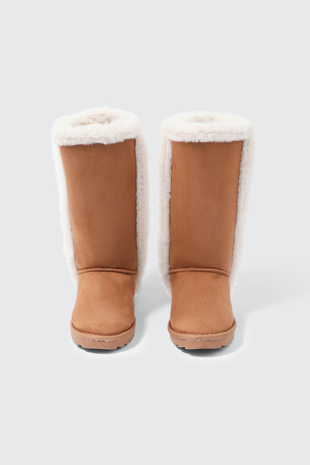Tall Faux Sheepskin Boots