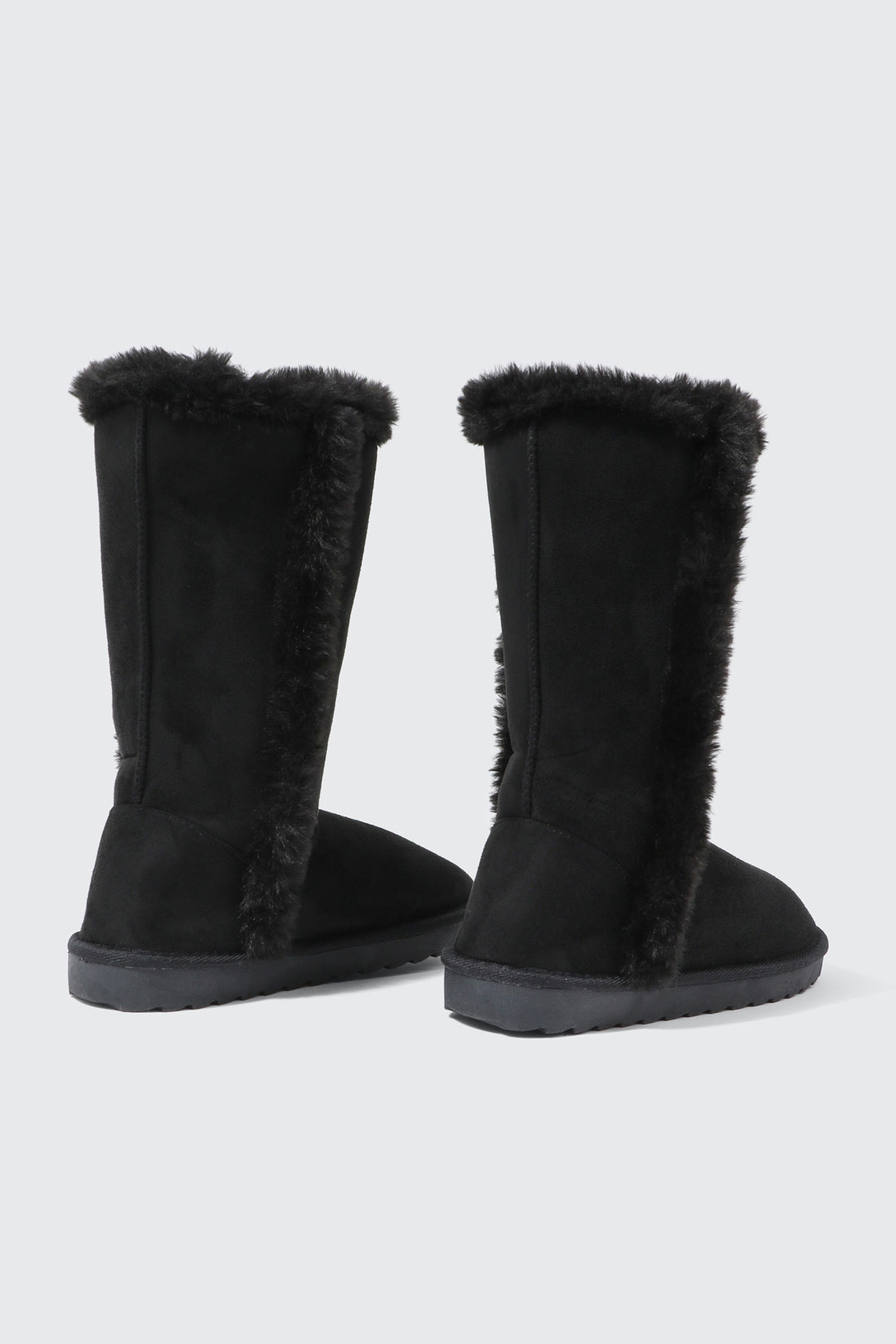 Tall Faux Sheepskin Boots