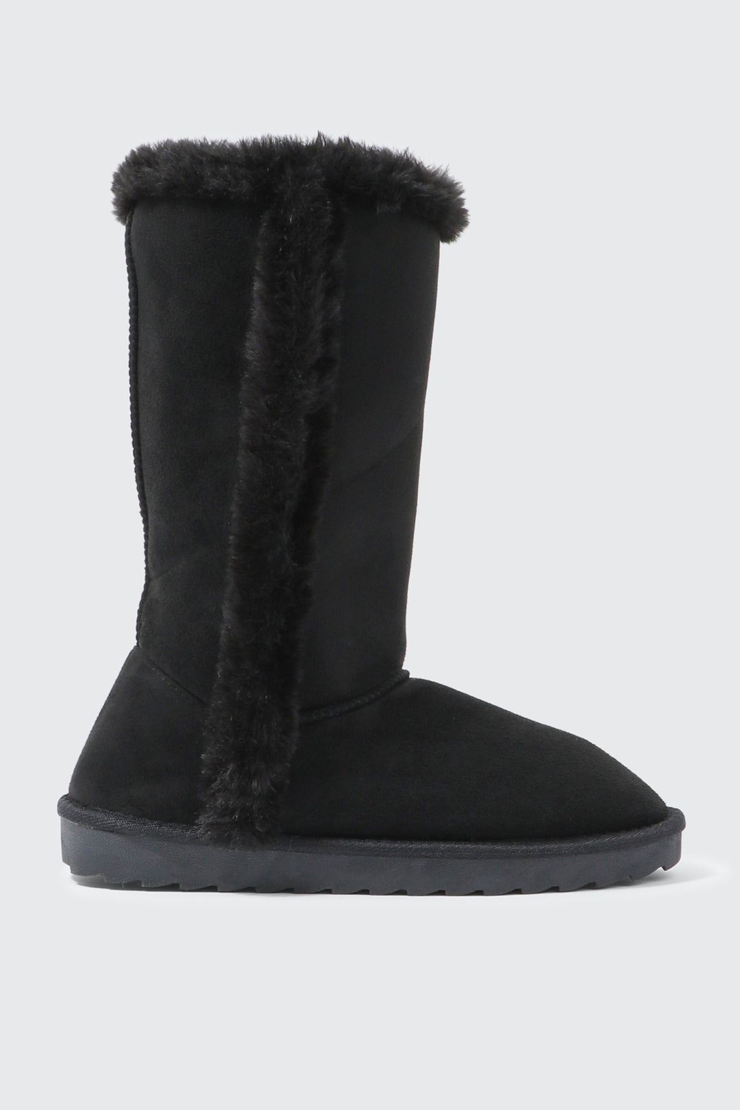 Tall Faux Sheepskin Boots