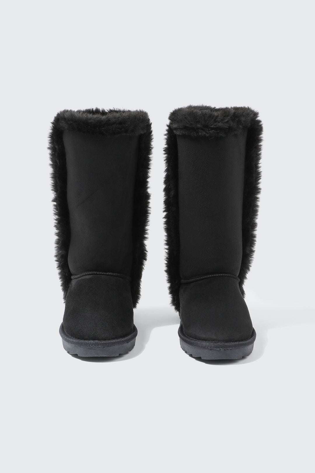 Tall Faux Sheepskin Boots