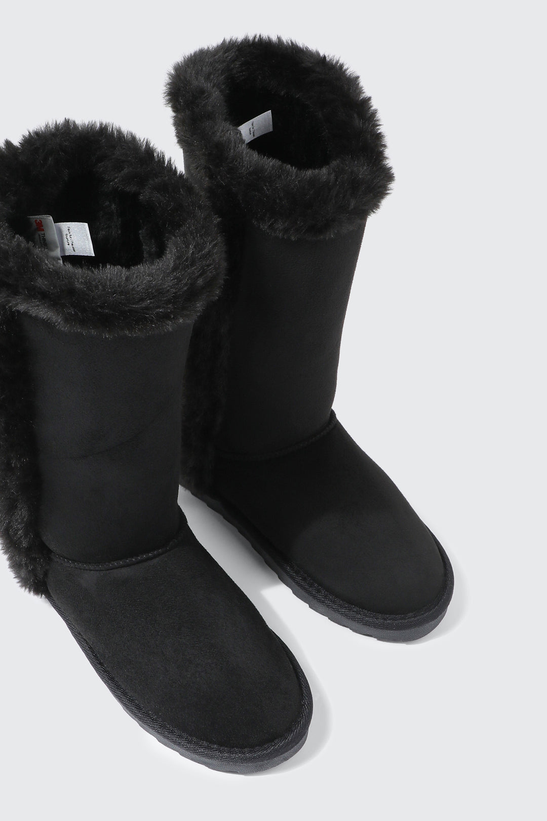 Tall Faux Sheepskin Boots