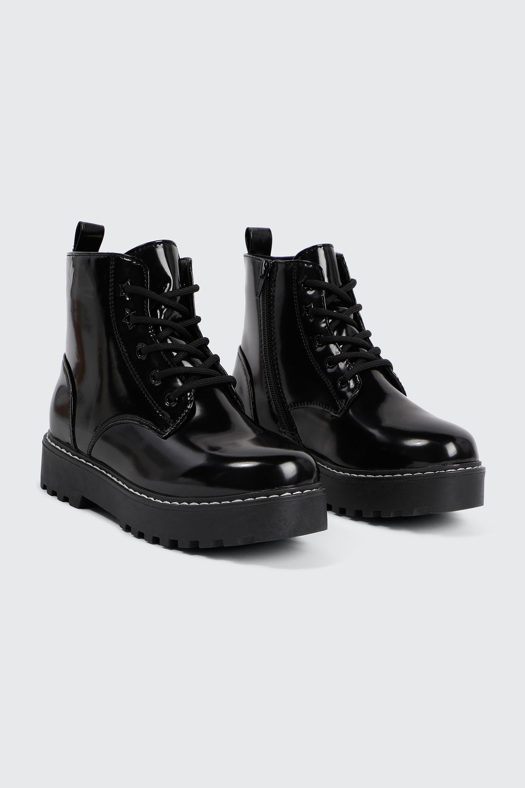 Bottes de combat à semelle volumineuse