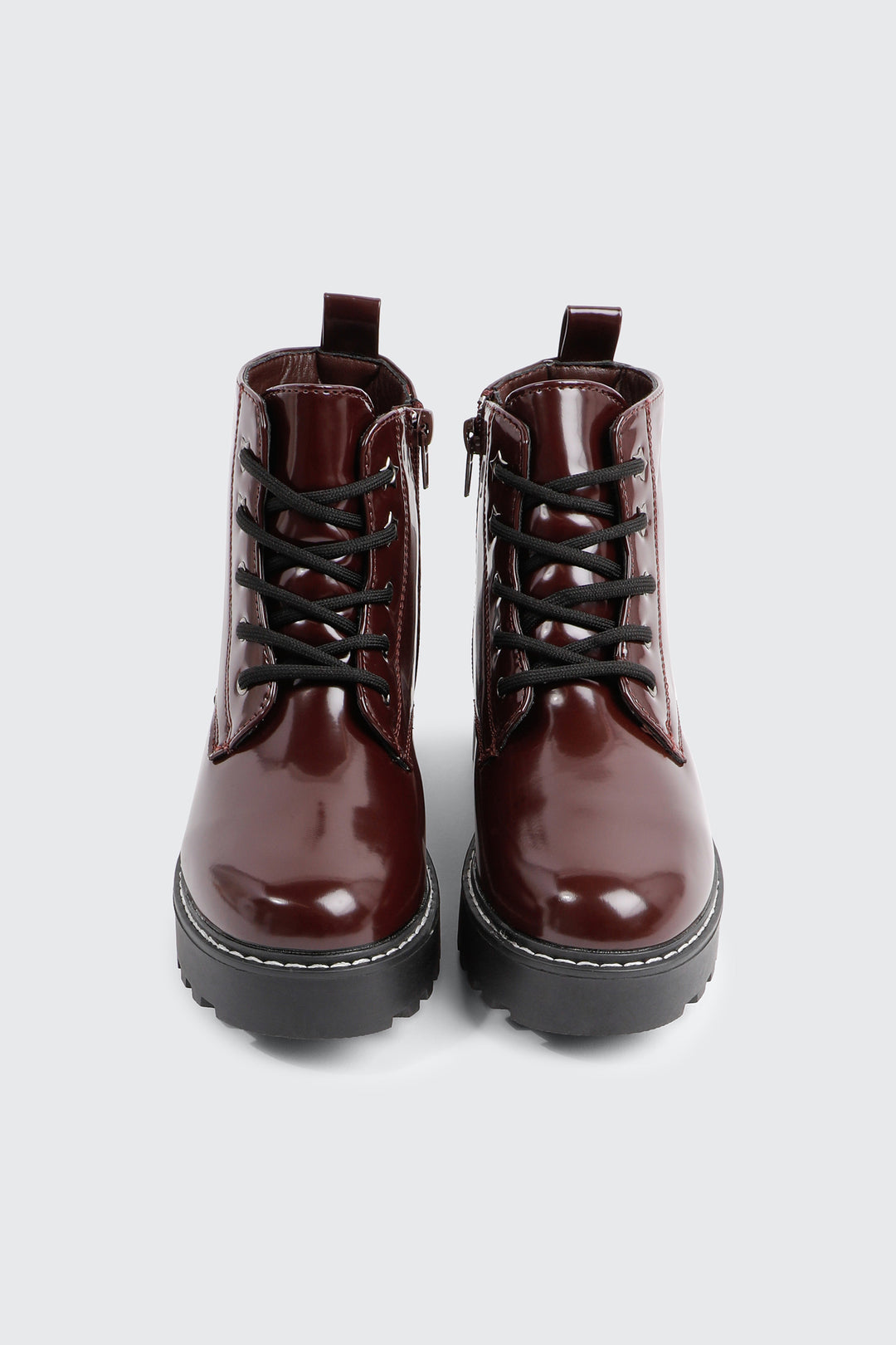 Bottes de combat à semelle volumineuse