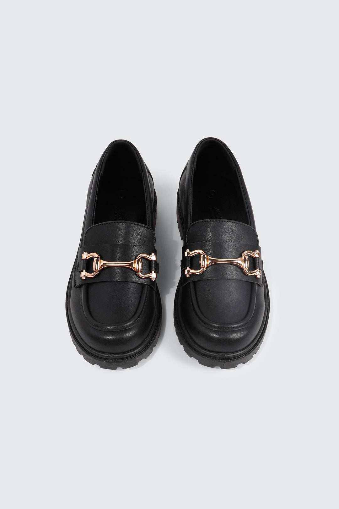 Loafers with Metal Ornament Detail