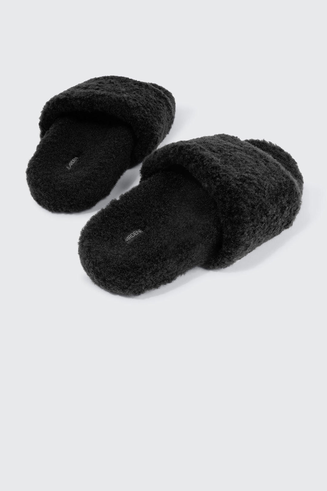 Curly Faux Fur Slippers