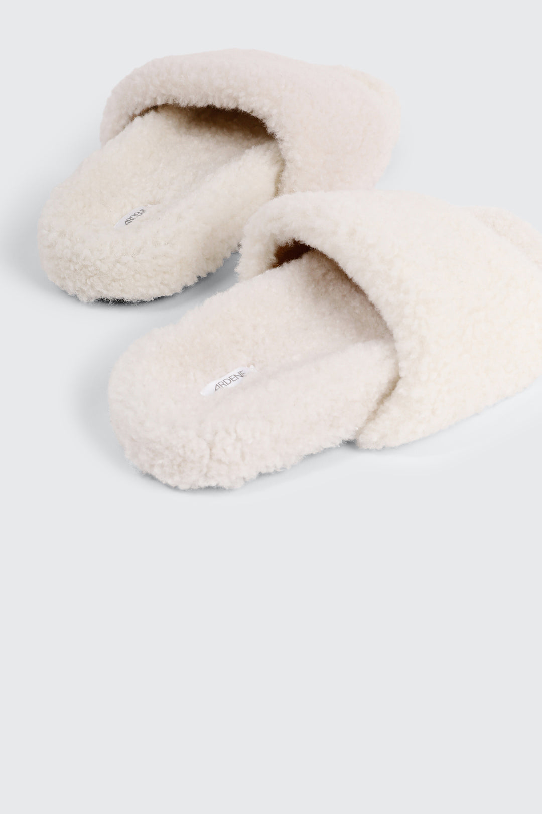 Curly Faux Fur Slippers