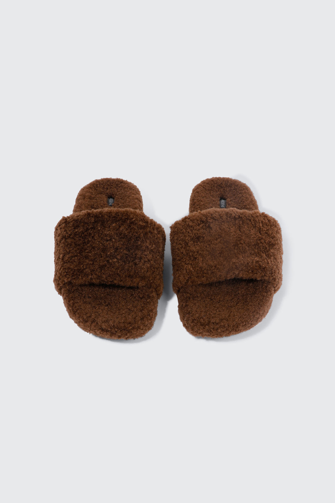 Curly Faux Fur Slippers