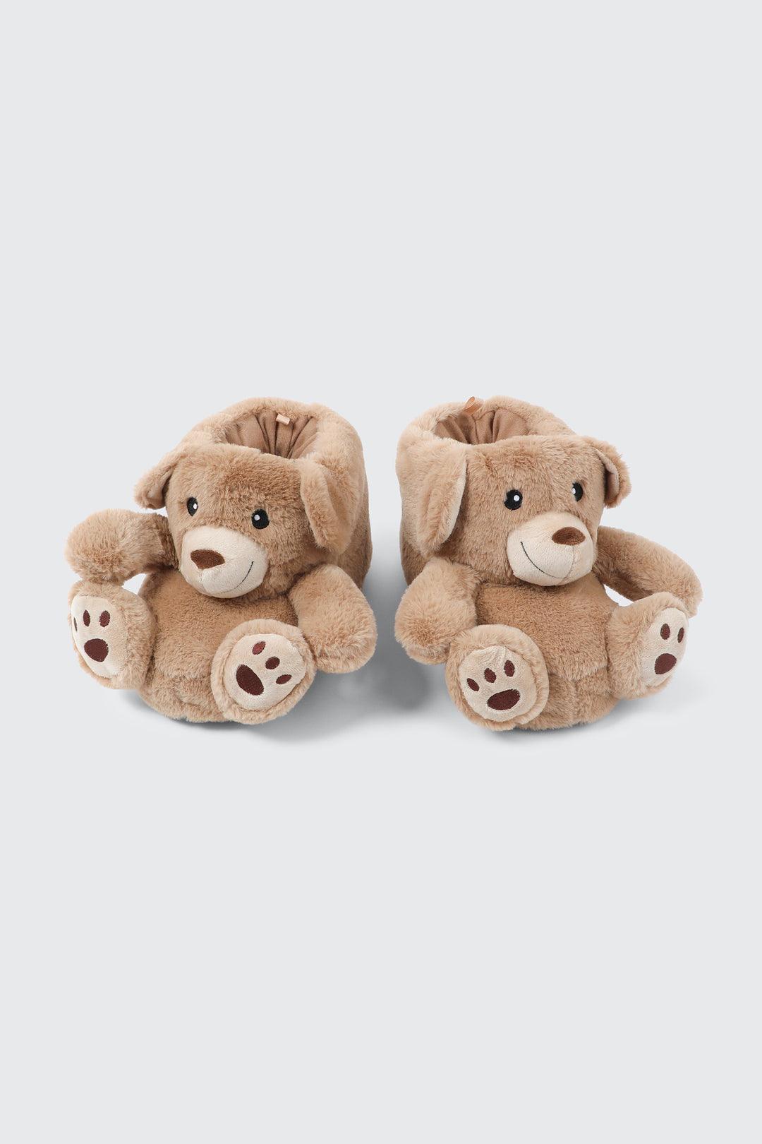 Plush Teddy Bear Slippers