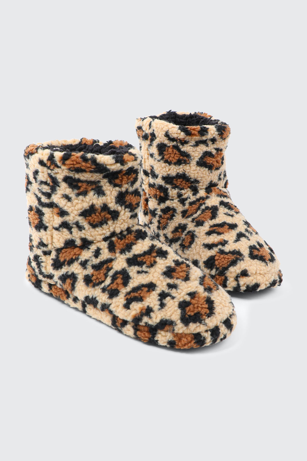 Berber Fleece Bootie Slippers