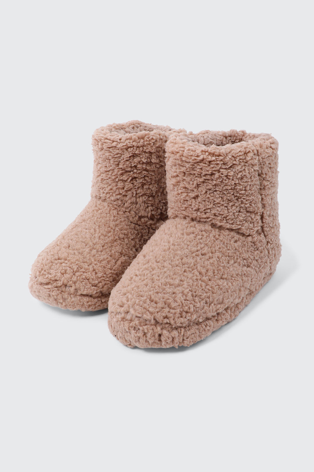 Berber Fleece Bootie Slippers