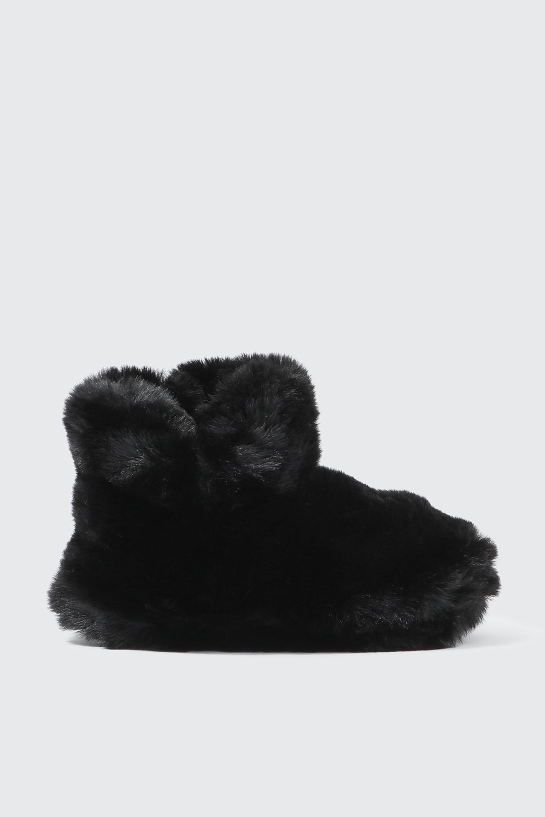 Faux Fur Bootie Slippers