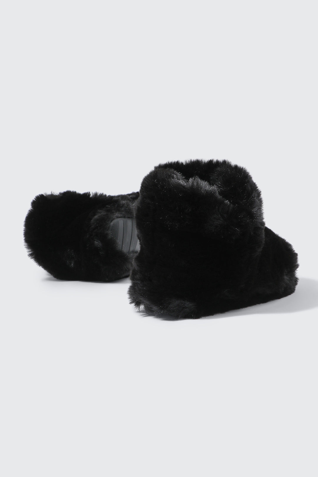 Faux Fur Bootie Slippers
