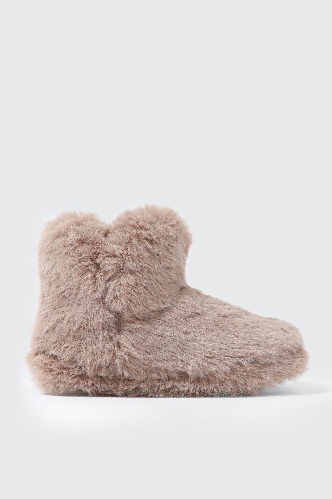 Faux Fur Bootie Slippers