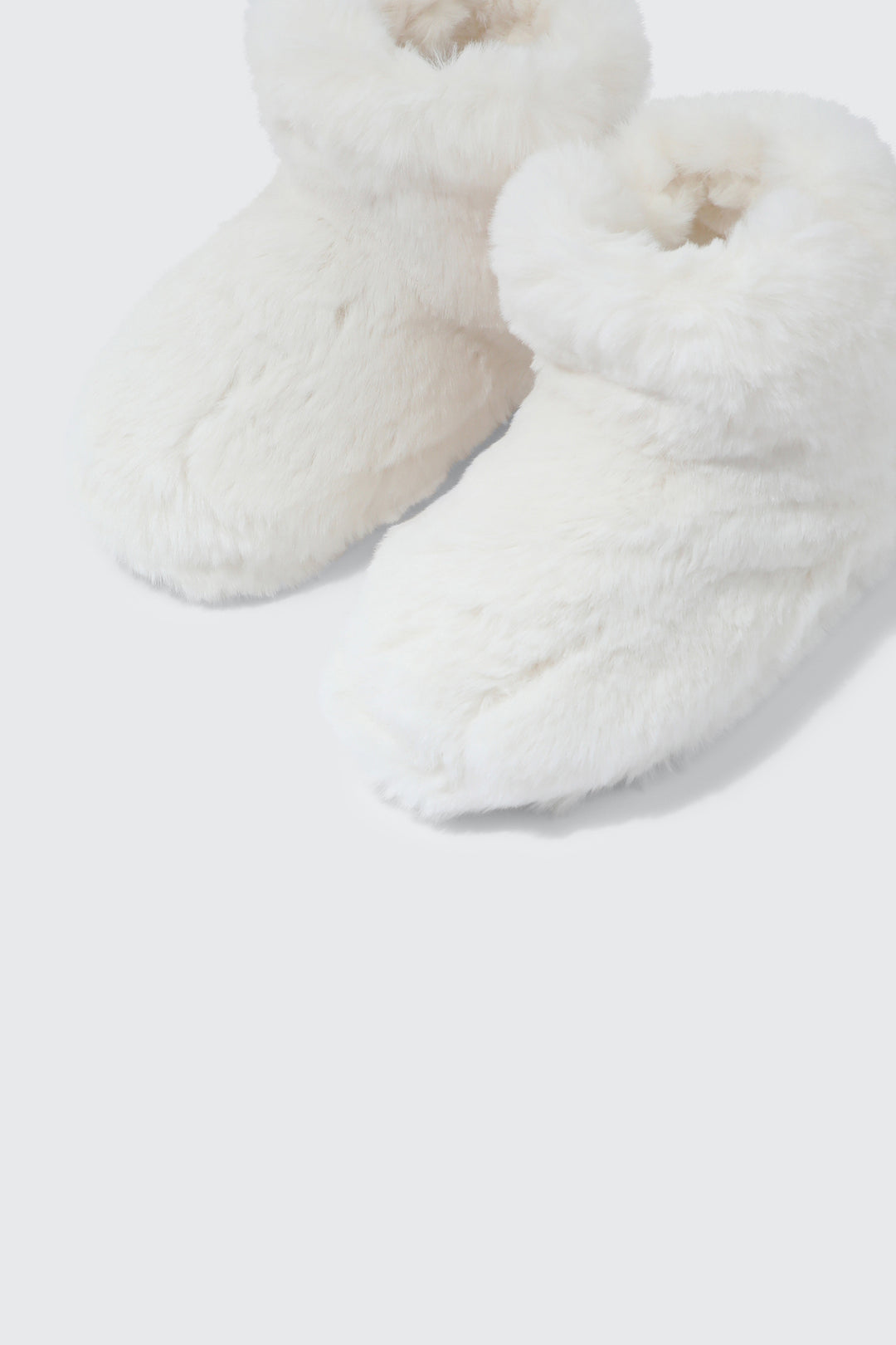 Faux Fur Bootie Slippers