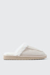 Faux Suede Mule Slippers