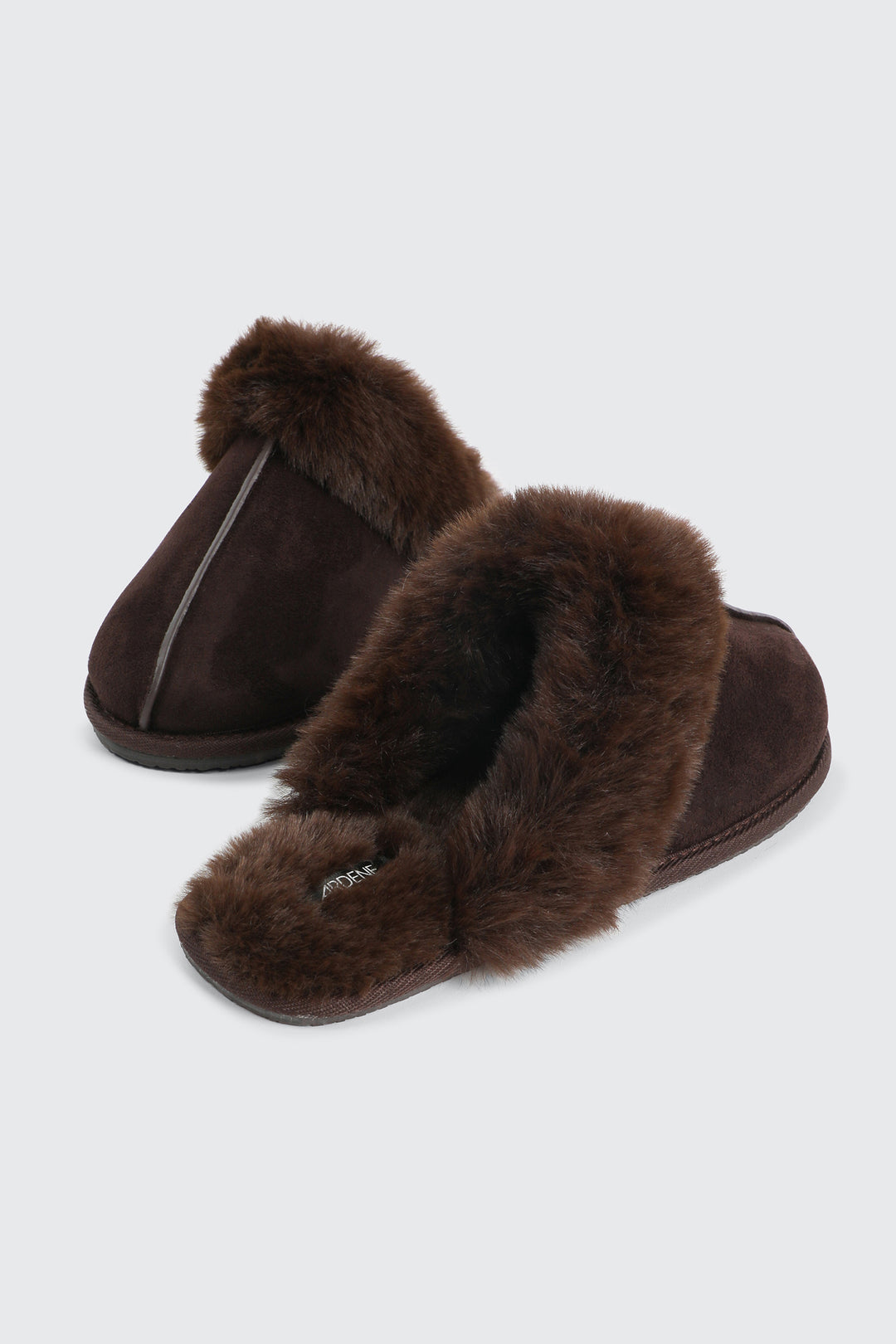 Mule Slippers with Fur Lining
