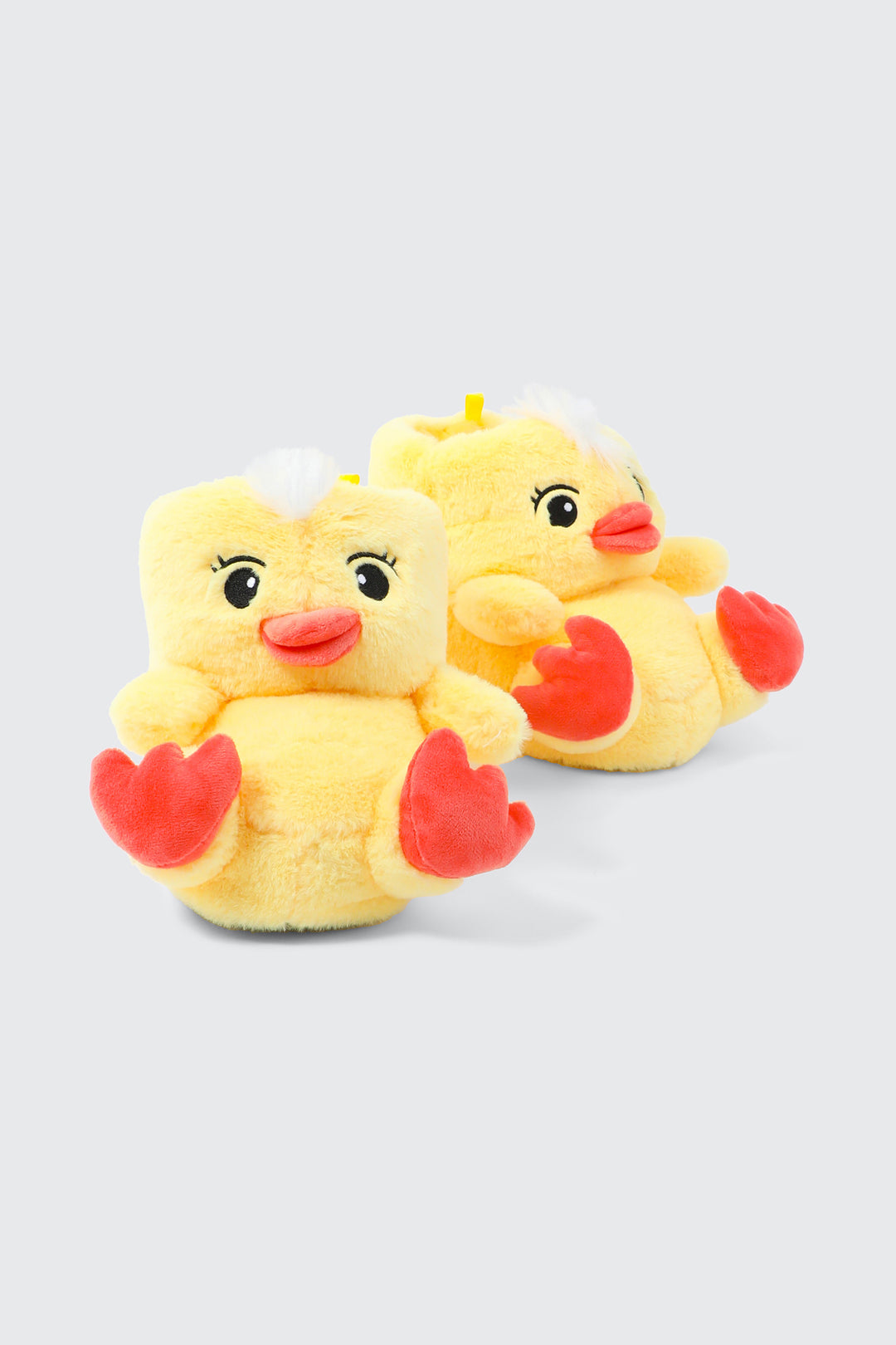 Plush Yellow Duck Slippers