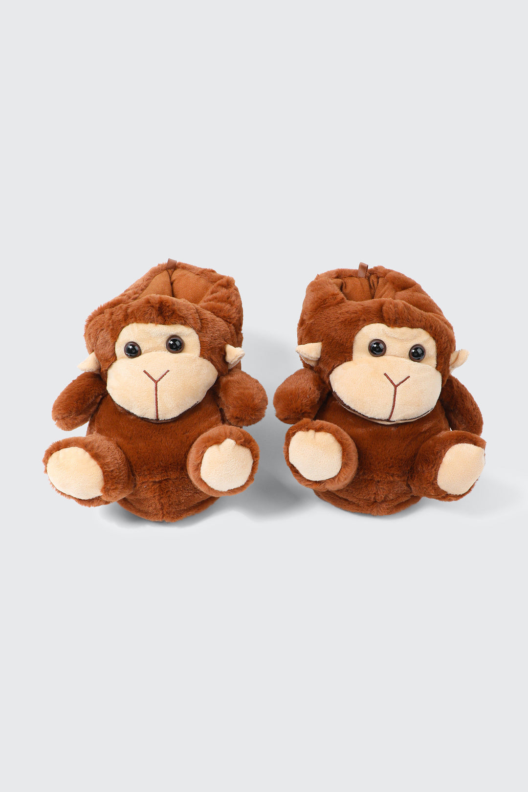 Plush Monkey Slippers