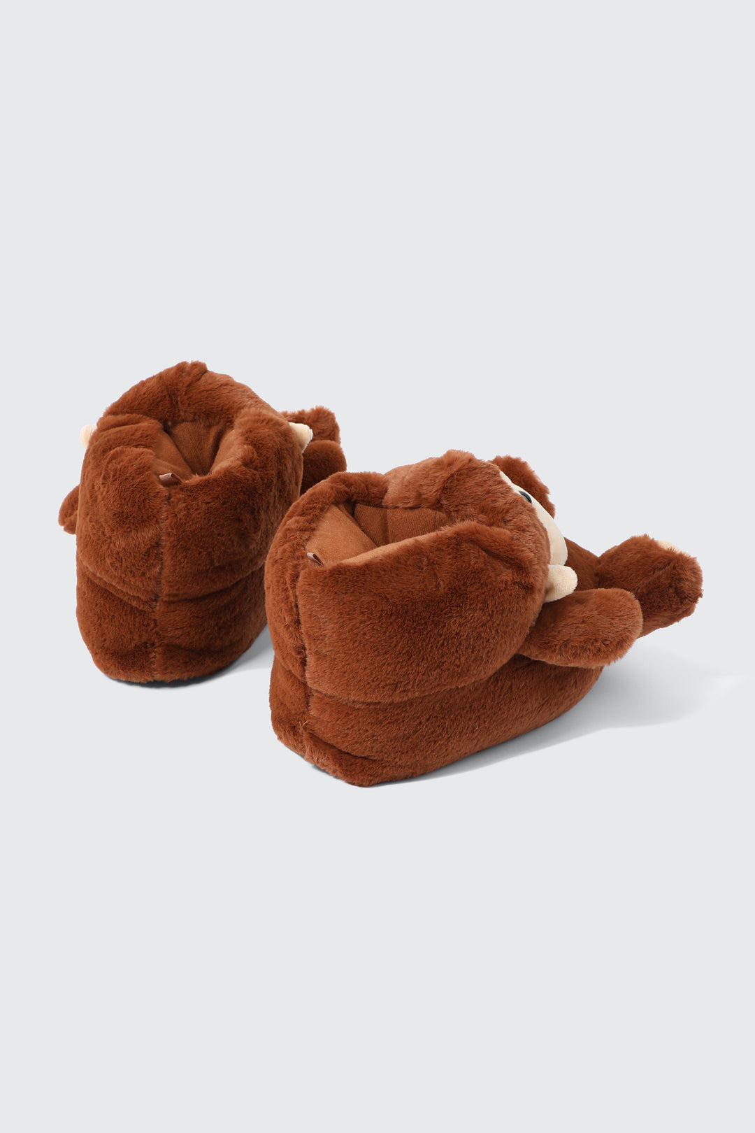 Plush Monkey Slippers