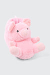 Pantoufles cochons roses en peluche