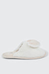 3D Heart Faux Fur Slippers