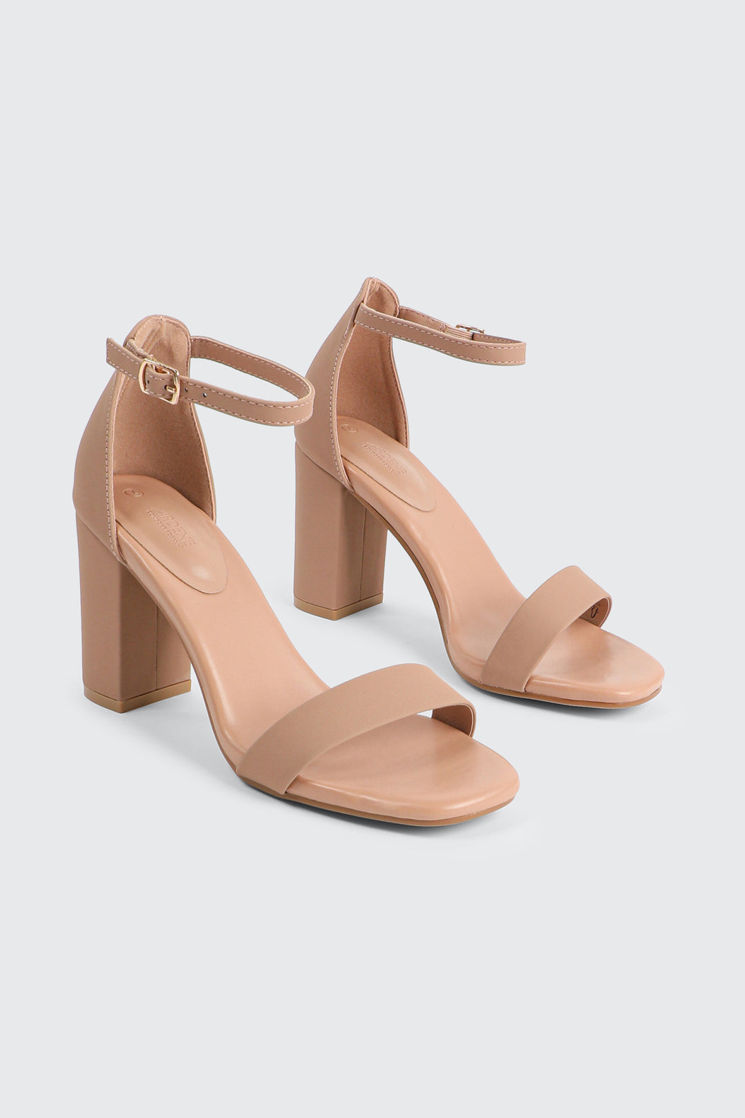 Faux Suede High Heel Sandals