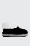 Flip Collar Bootie Slippers