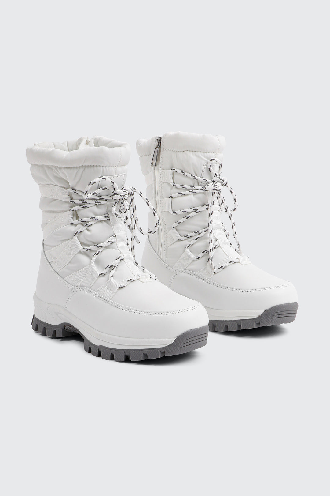 Lace Up Snow Boots