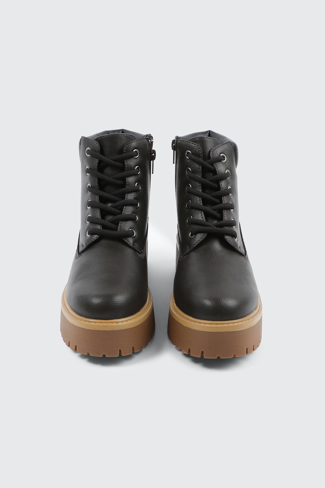 Faux Fur Lined Hiker Boots