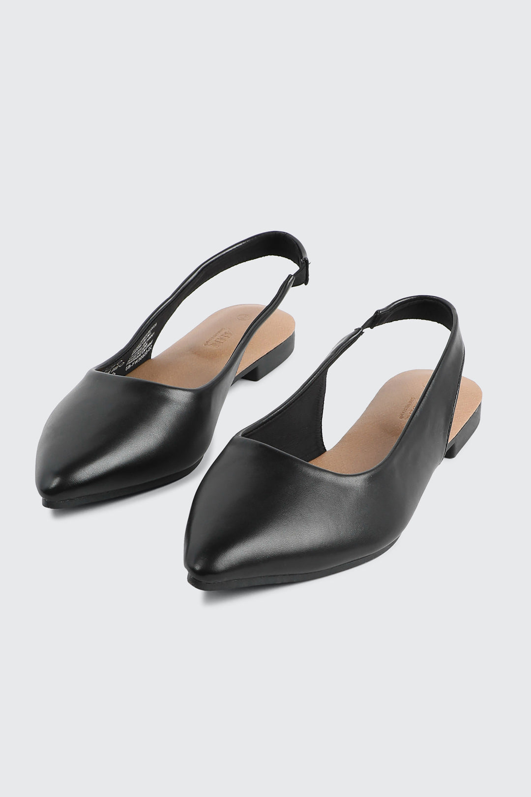 Pointed Toe Slingback Flats