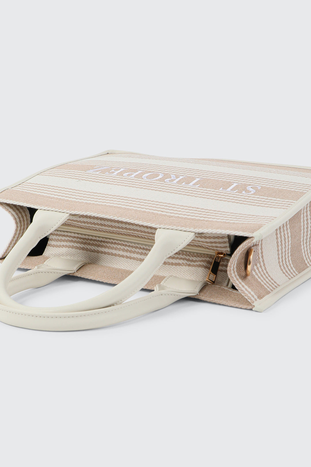 Large Striped Tote Bag