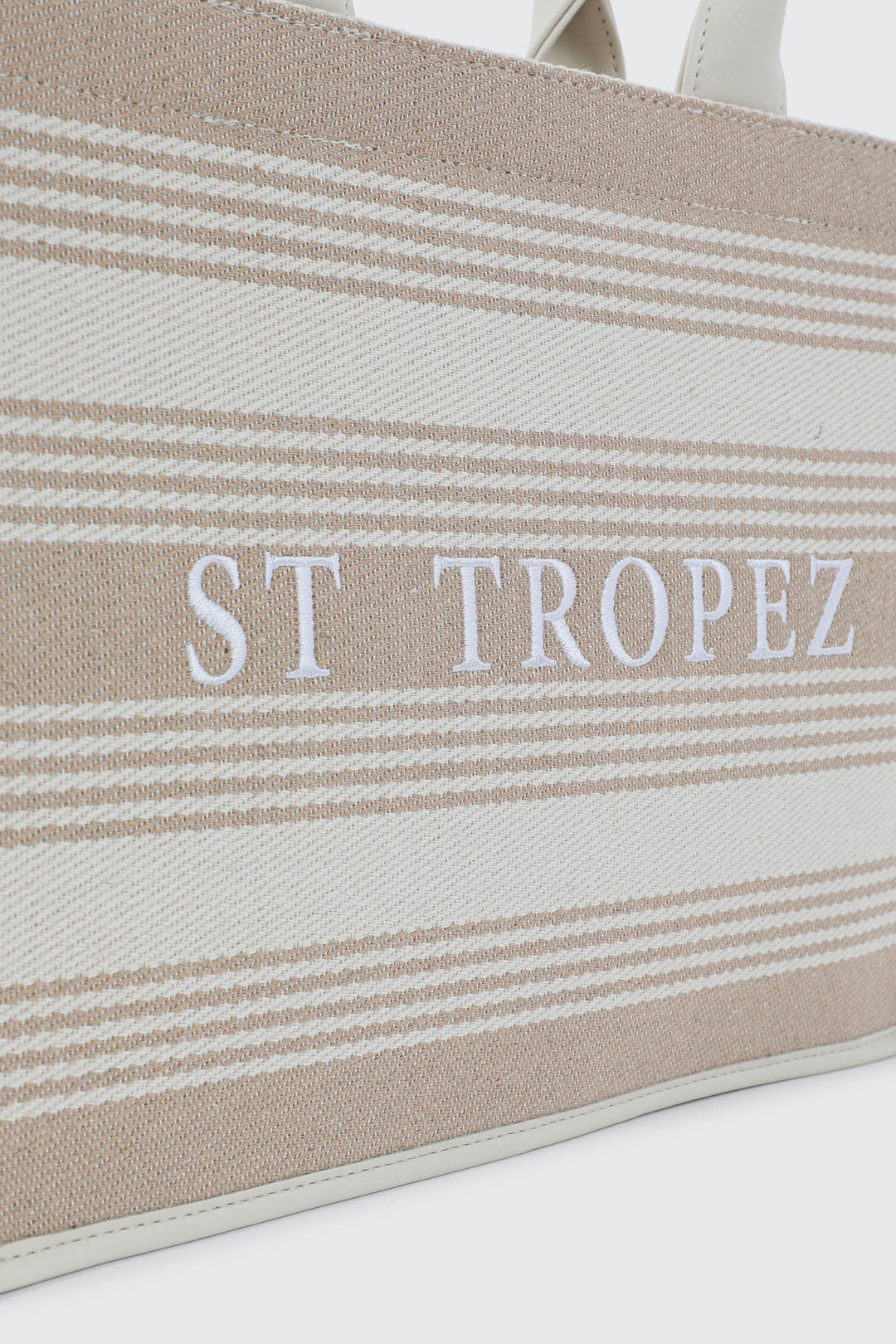 Large Striped Tote Bag